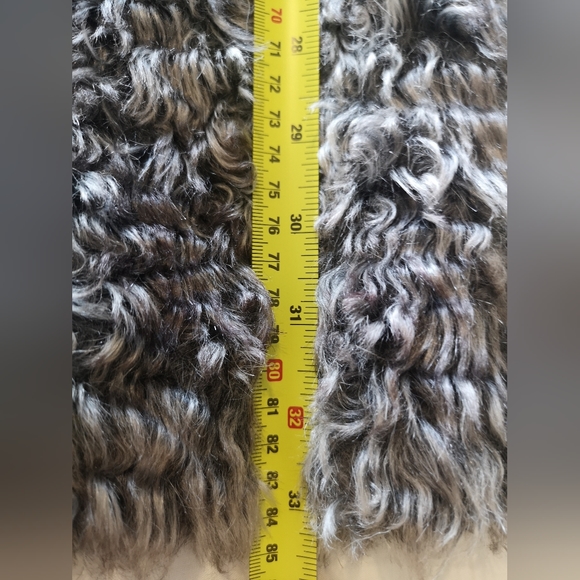 Zara like new condition faux fur teddy coat grey medium - Picture 7 of 9